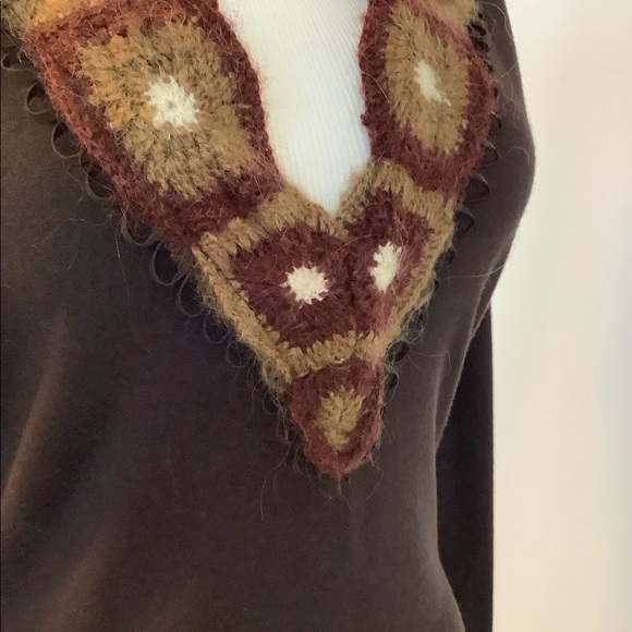 Sharagano top embellished long sleeves sz n - Picture 3 of 7